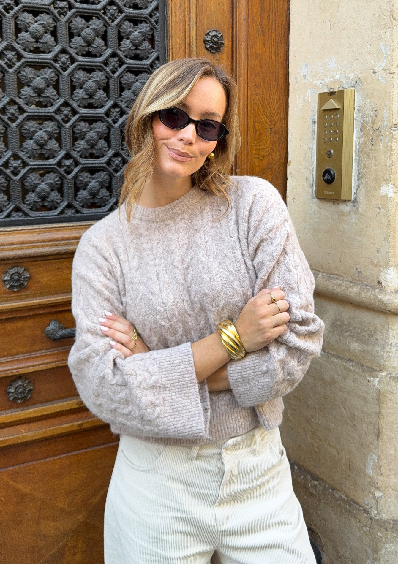 Pull en maille torsadée, LOLALIZA