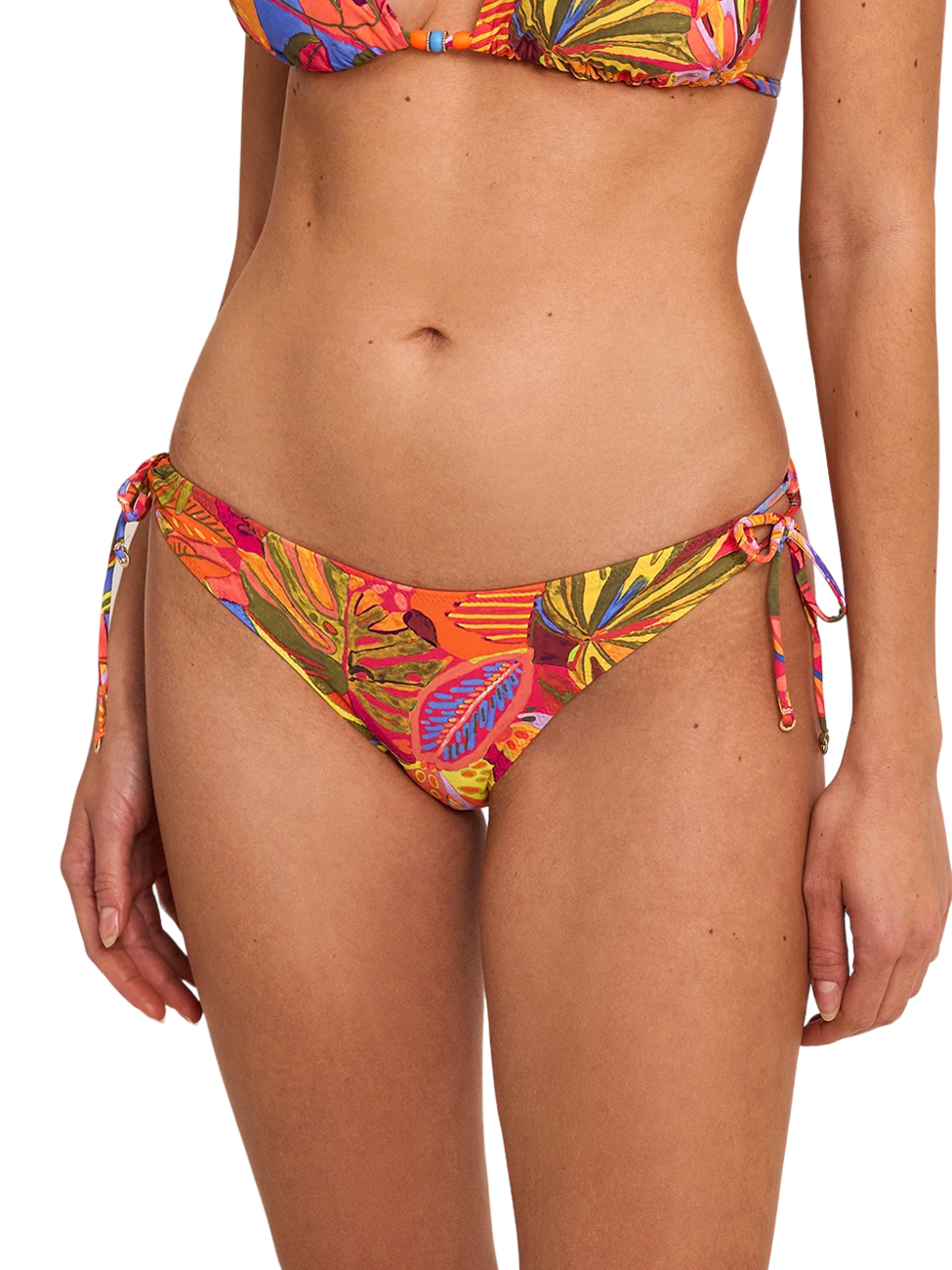 Bas maillot slip de bain taille basse à nouettes SUNSET, SELMARK MARE