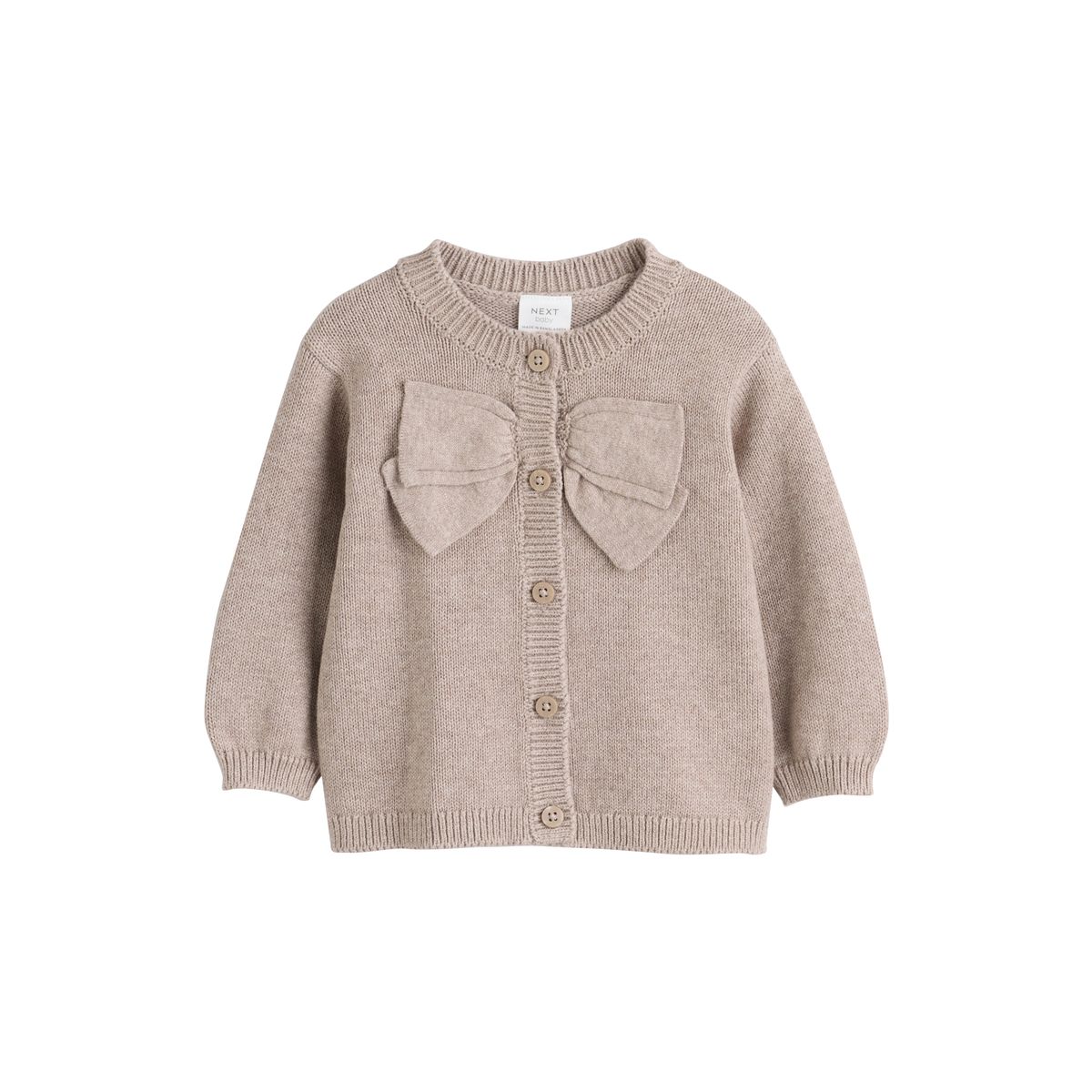 Cardigan bébé en maille avec nœud, NEXT