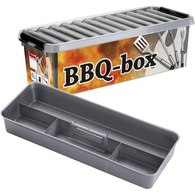 Boite Q-line BBQ-Box avec insert compartimenté JARDINDECO