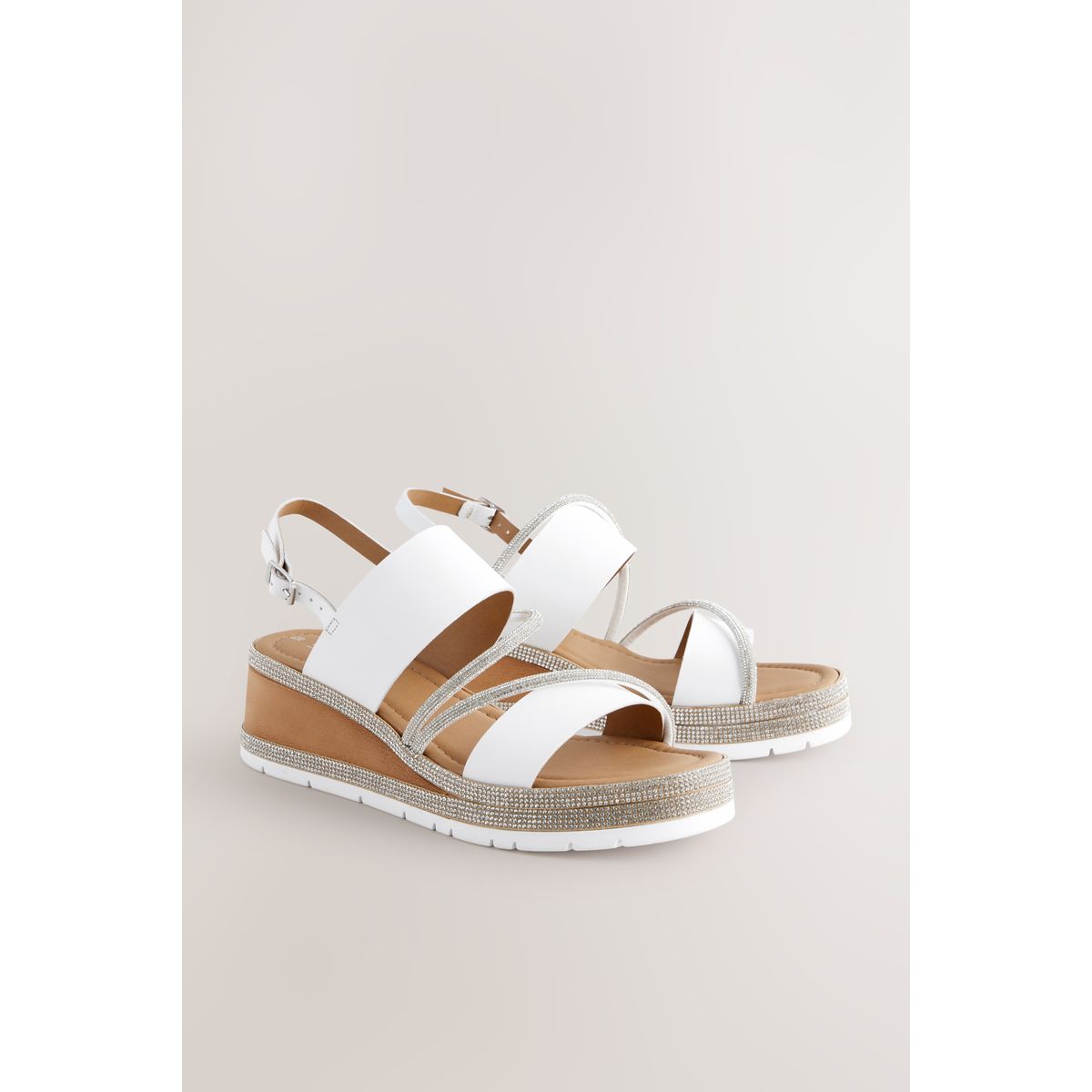 Sandales sport compensées à bride arrière, NEXT