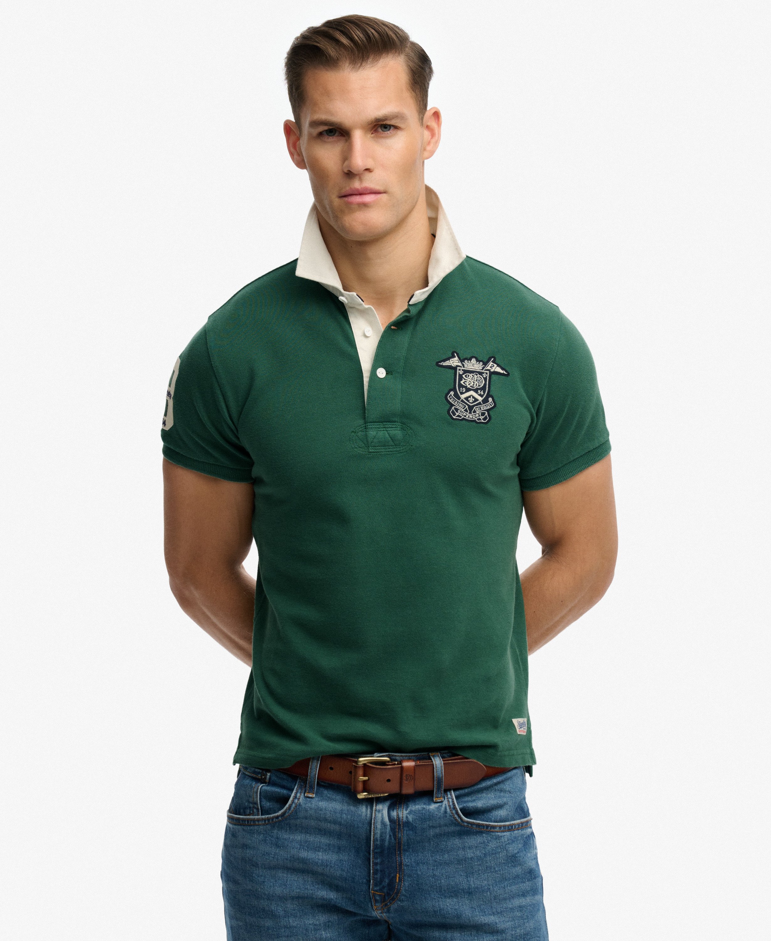 Polo Rugby Piqué Vintage, SUPERDRY