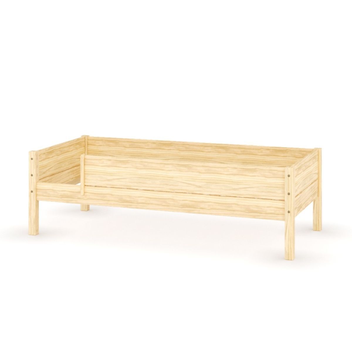 Lit banquette avec barrière Bois massif, AKITEN RETAIL