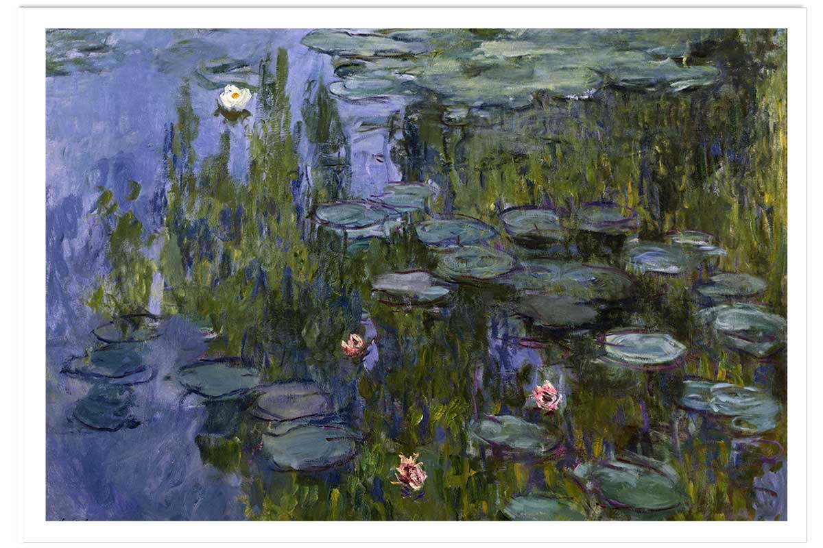 Poster Les Nympheas Claude Monet, HEXOA