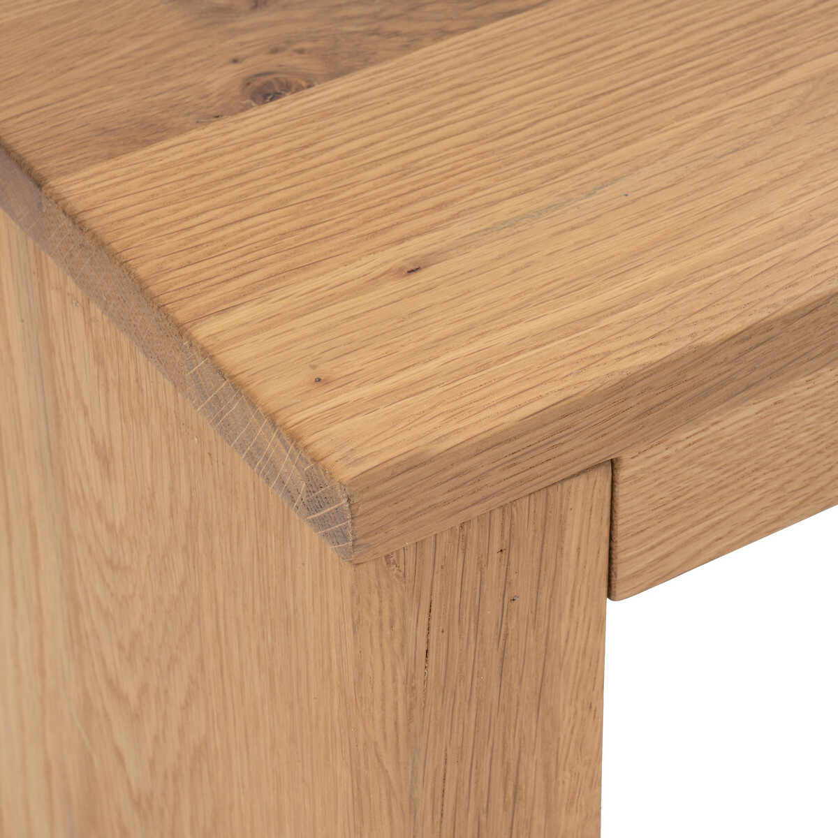 Product photograph of Vova Solid Oak Bench from La Redoute UK
