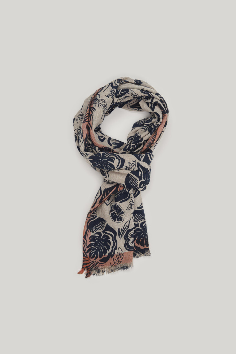 Chèche motif à fleur Hawai, MCS