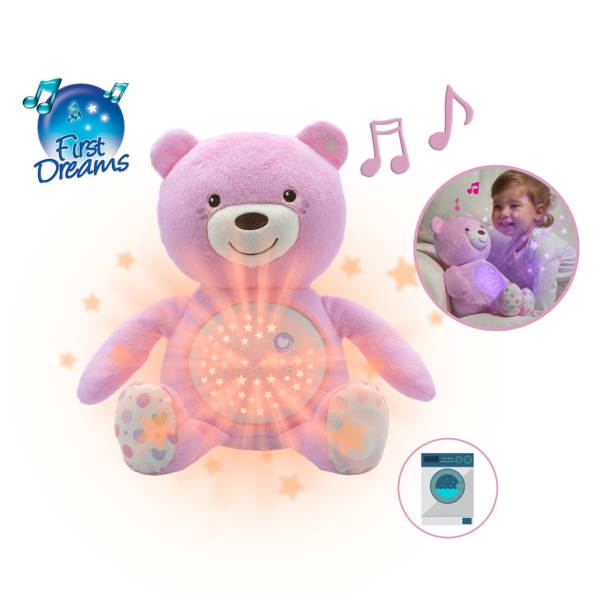 Veilleuse ourson projecteur baby bear Chicco