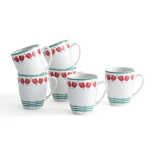Lot de 6 mugs, Romati LA REDOUTE INTERIEURS image