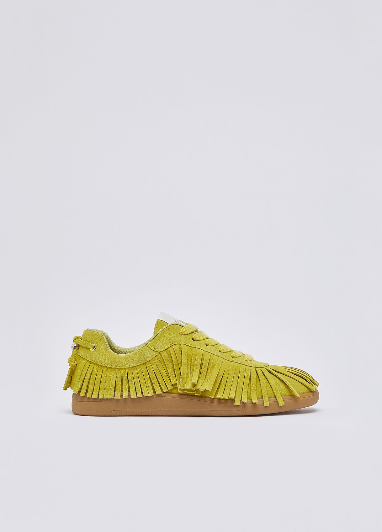 Sneakers en daim avec franges, LIU JO