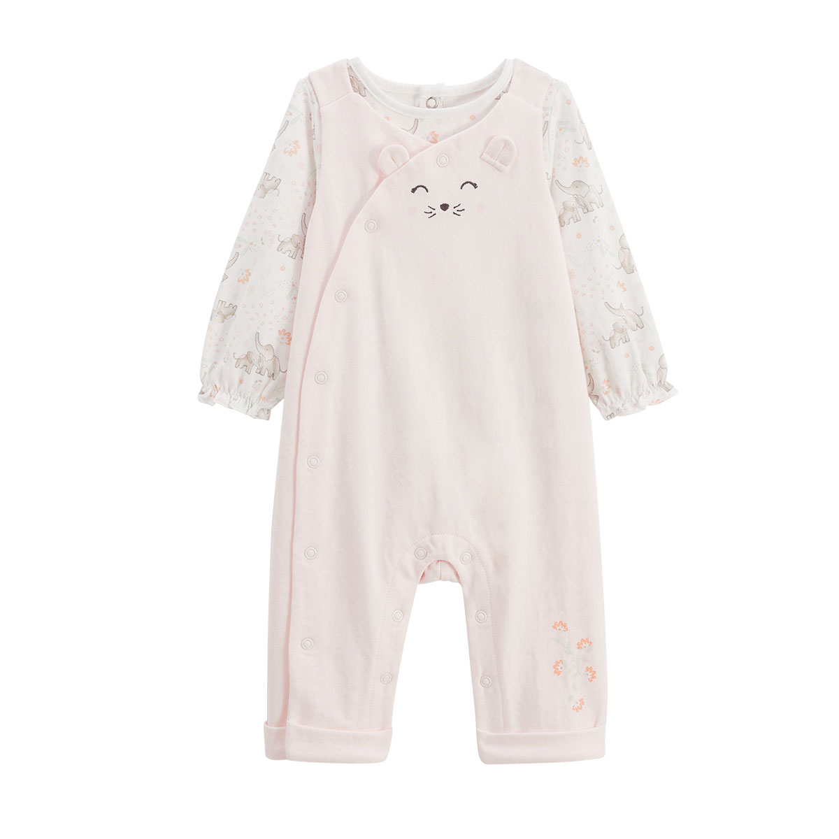 Ensemble salopette bébé et t-shirt Badian, PETIT BEGUIN