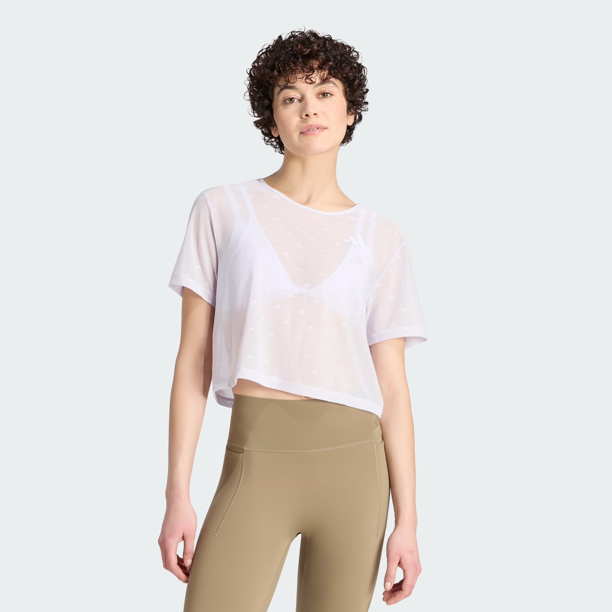 T-Shirt D’entraînement Boxy En Mesh Primelift Essentials, adidas Performance