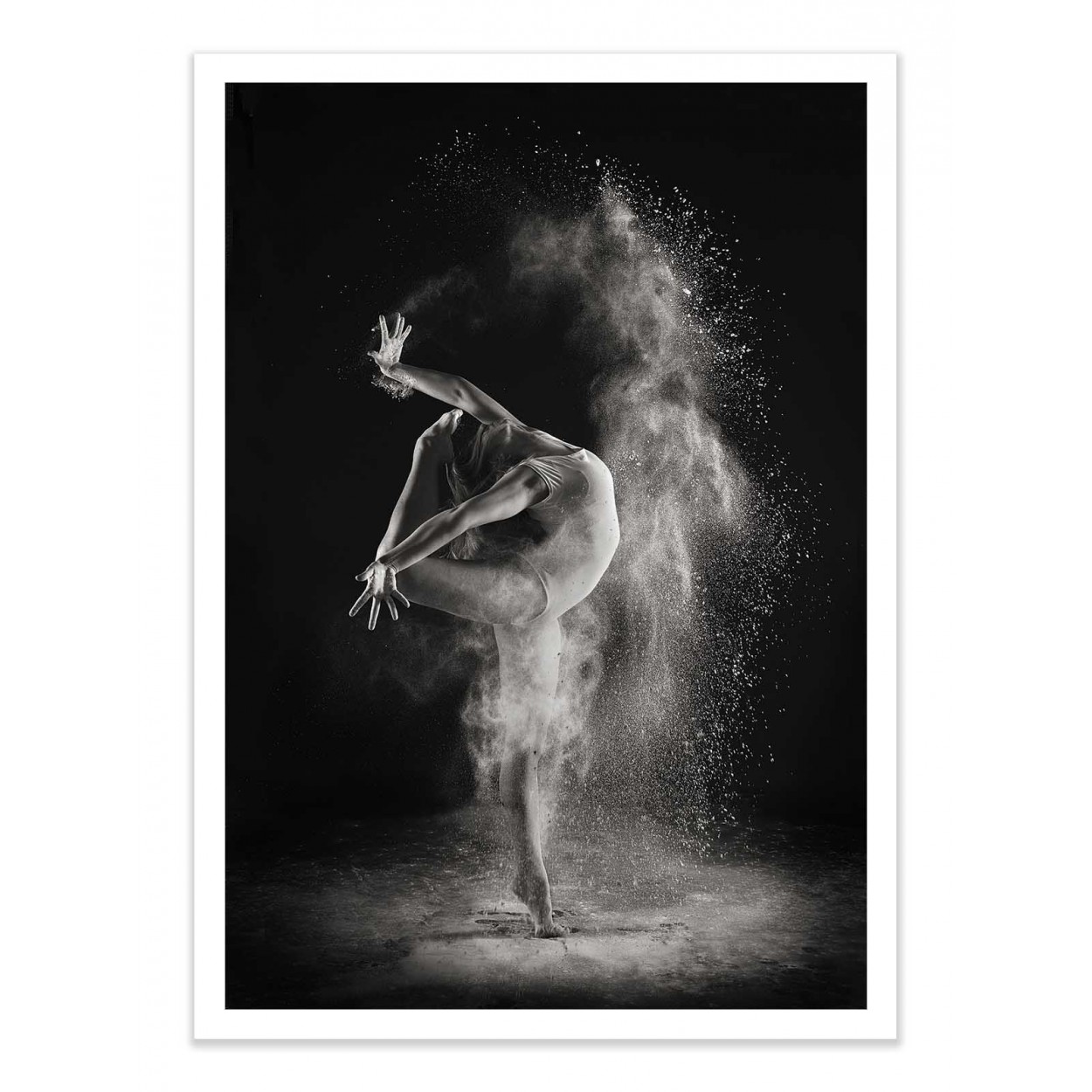 Affiche d’art et cadre noir 50 x 70 cm - In the light - Shades and Light, WALL EDITIONS