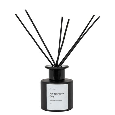 100ml Aroma Sandalwood & Oud Reed Diffuser SO'HOME