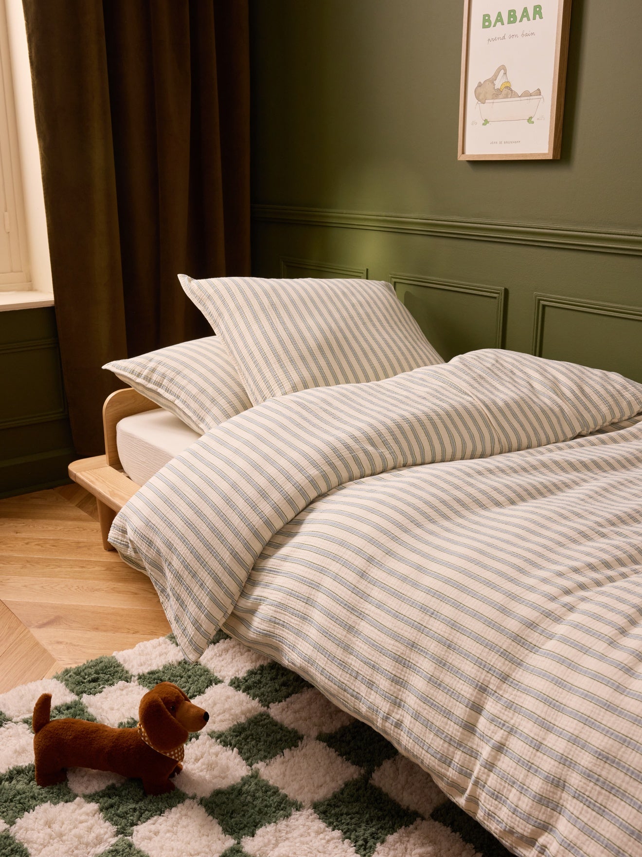 Housse de couette gaze de coton "Lou", CYRILLUS