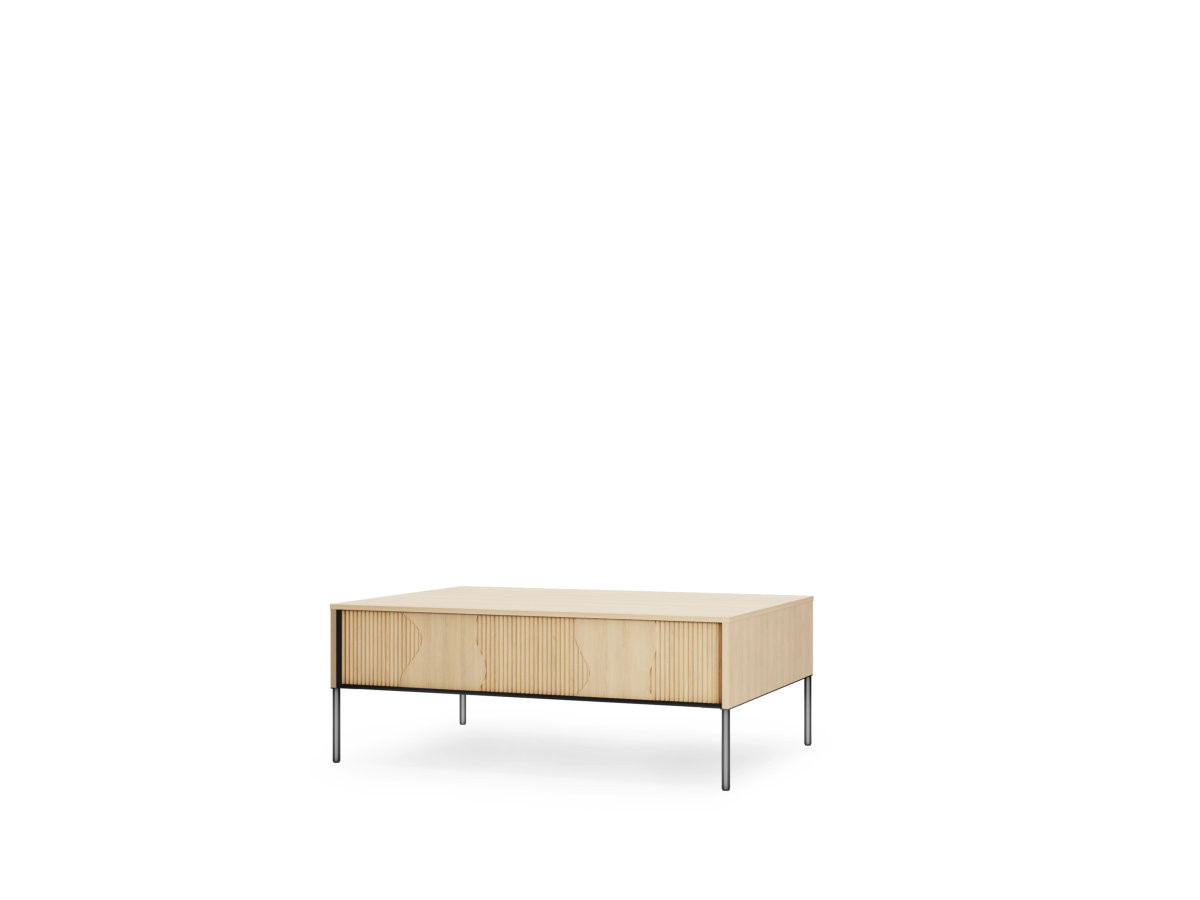 Table basse rectangle en panneaux de particules et MDF, FLORE, BOBOCHIC