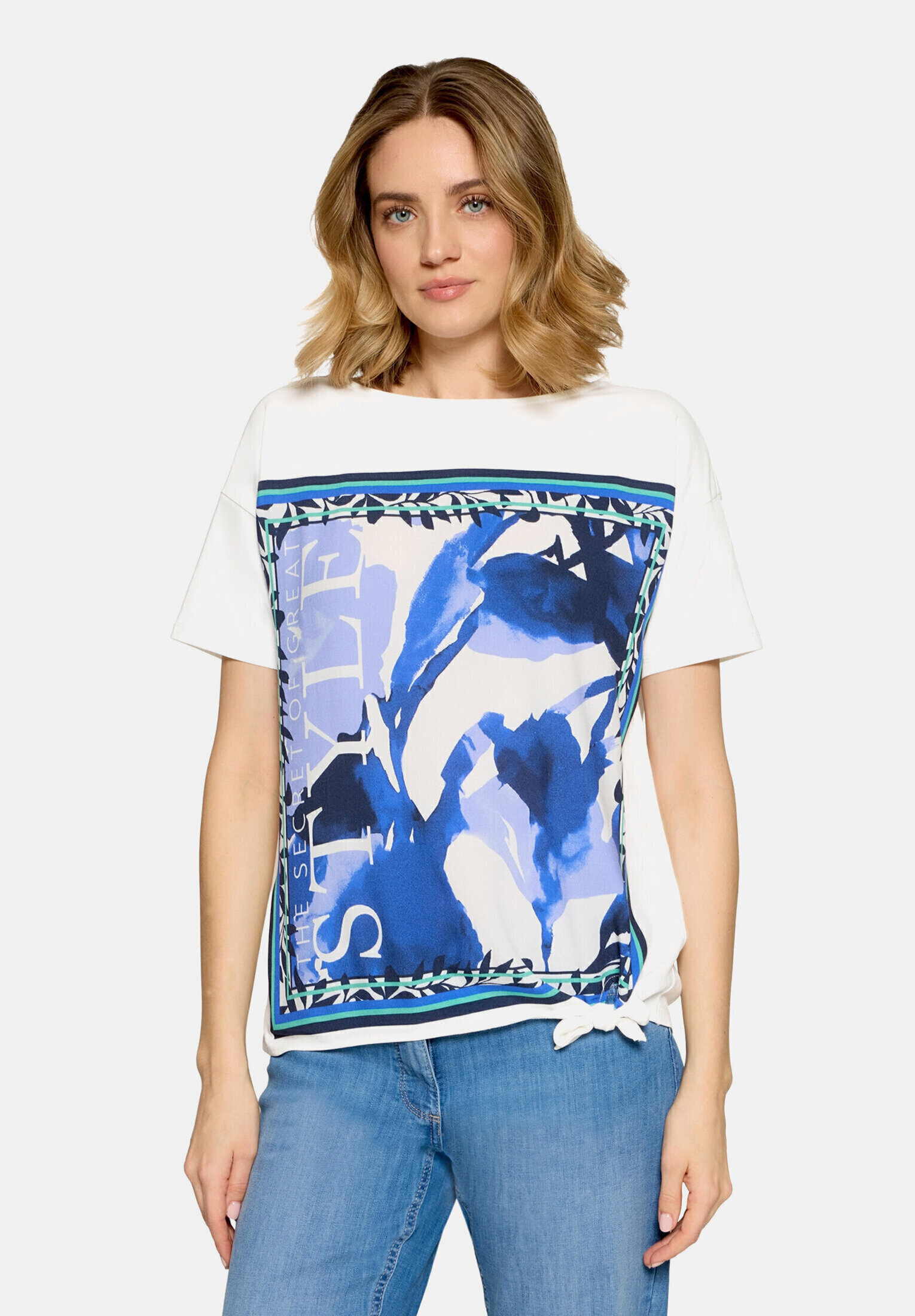 T-shirt façon blouse à nœud, BETTY BARCLAY
