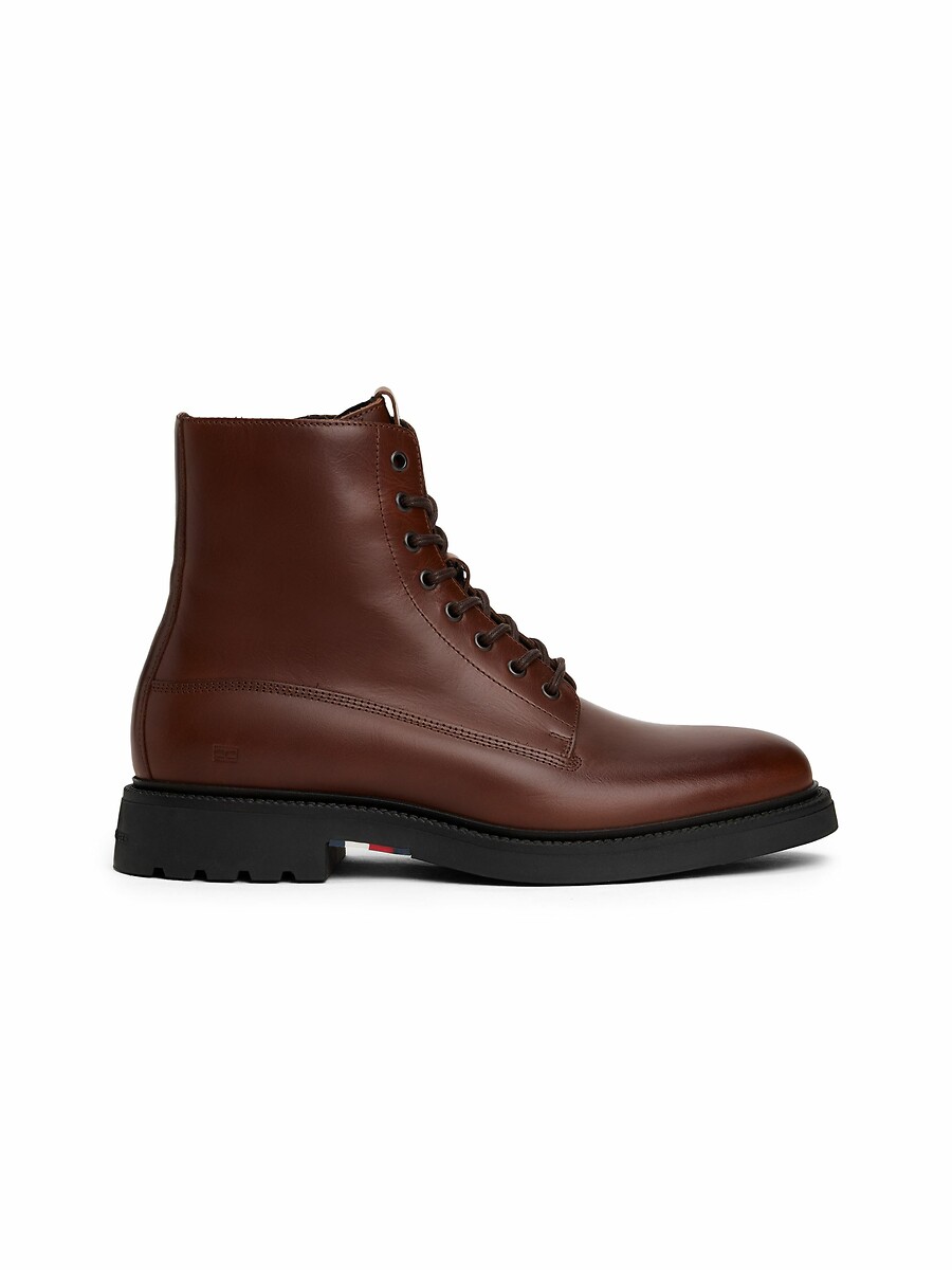 Tommy Hilfiger Botines de piel con cordones — foto 2