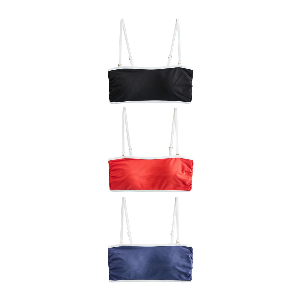 Hauts de bikini bandeau, lot 3, NEXT
