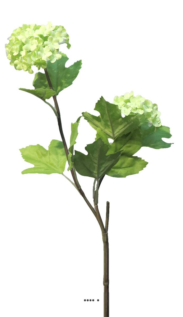 Branche de Viorne artificielle, 2 têtes, H, ARTIFICIELLES