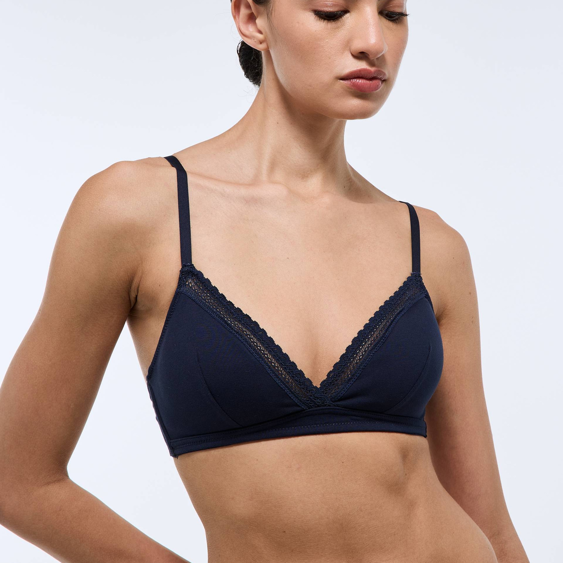 Soutien-gorge triangle foulard DIANE contenant du coton BIO GOTS, MONOPRIX