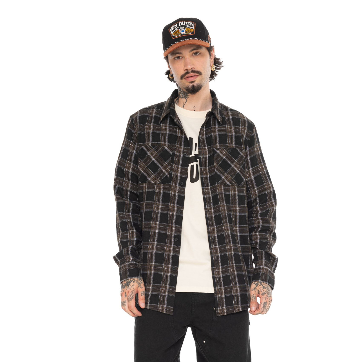 Chemise à carreaux Jack, VON DUTCH