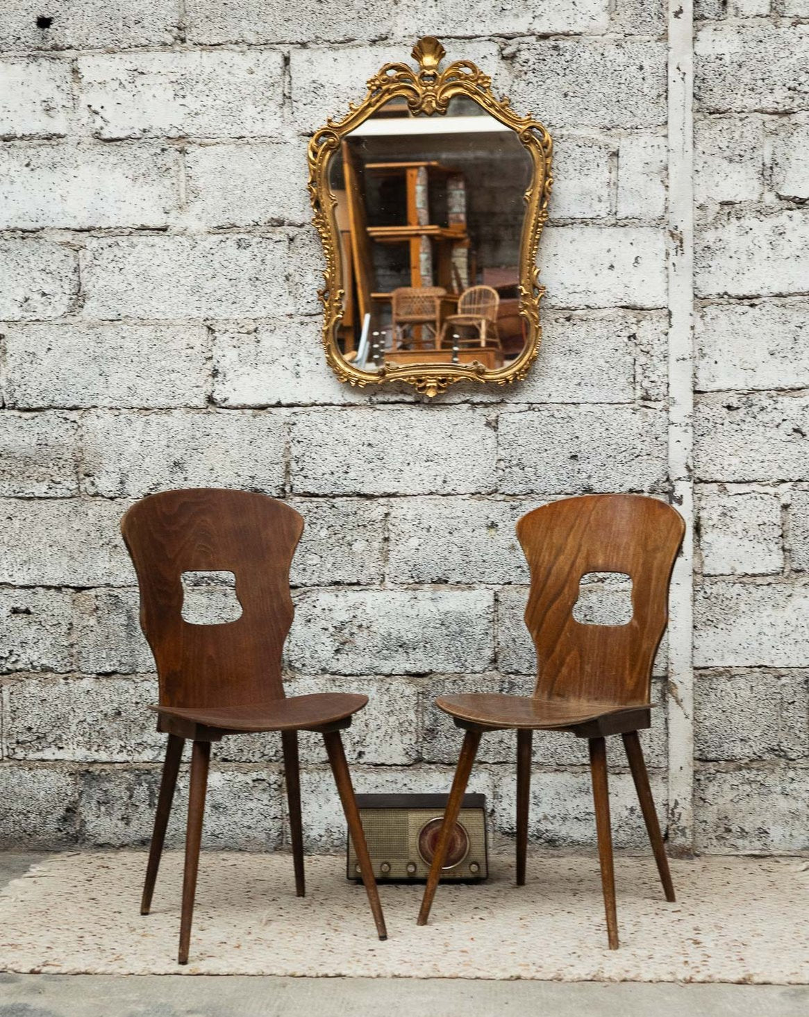 Paire de chaises Baumann Claude N°1502 - Bon état, DEBONGOUT
