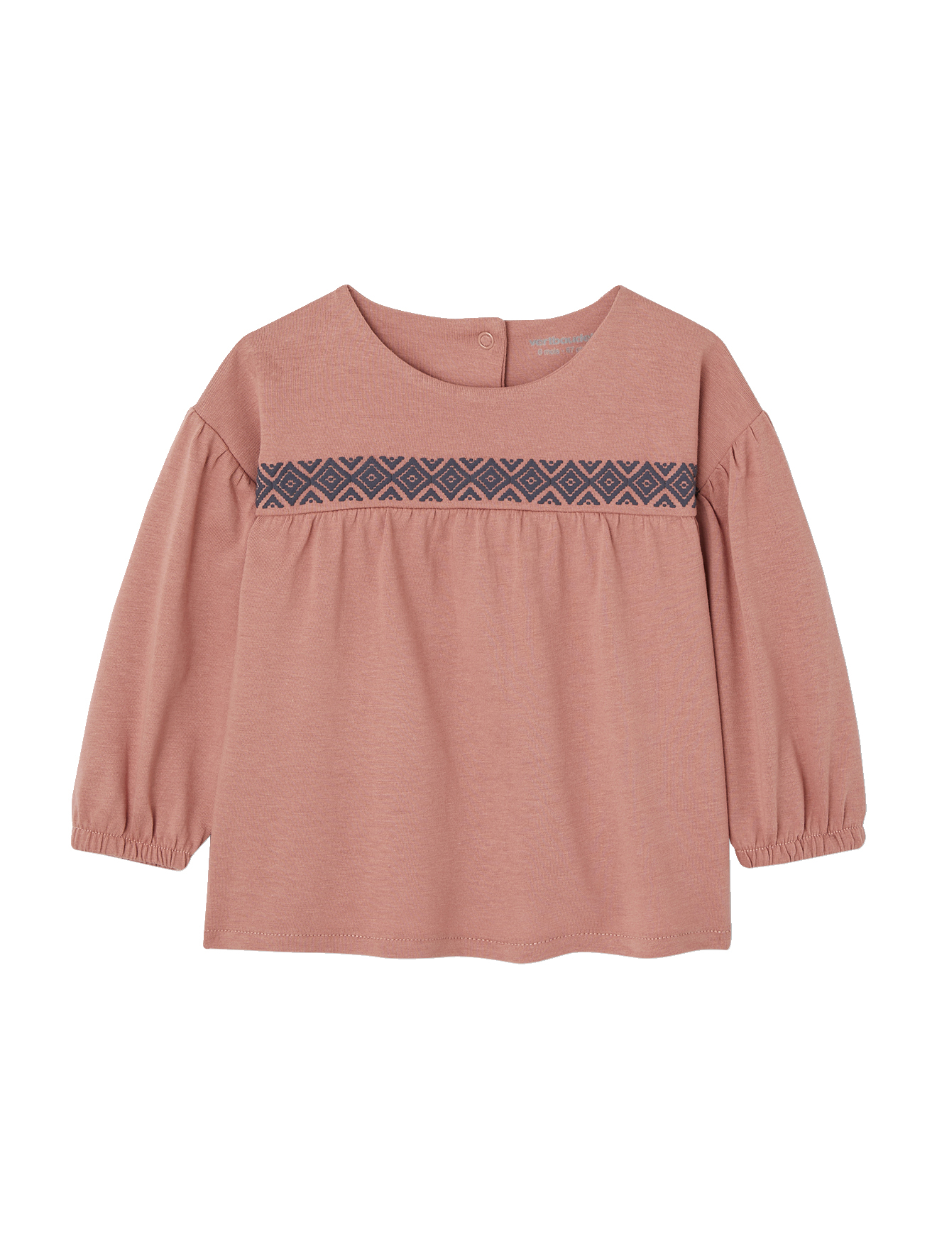 T-shirt bébé motif à l'encre gonflante, VERTBAUDET