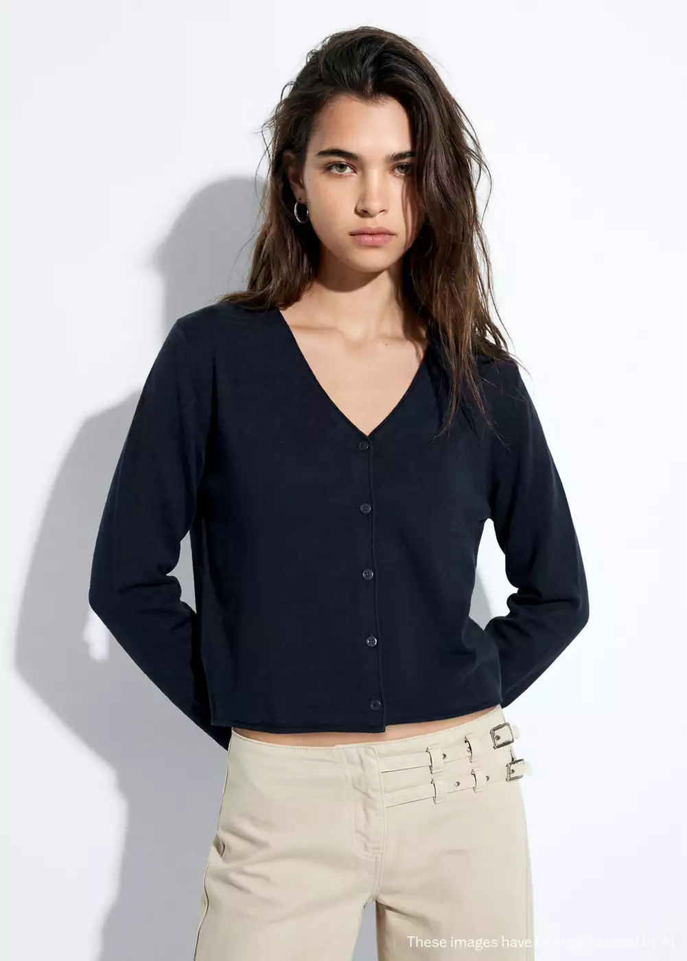 Cardigan maille côtelée, MANGO TEEN