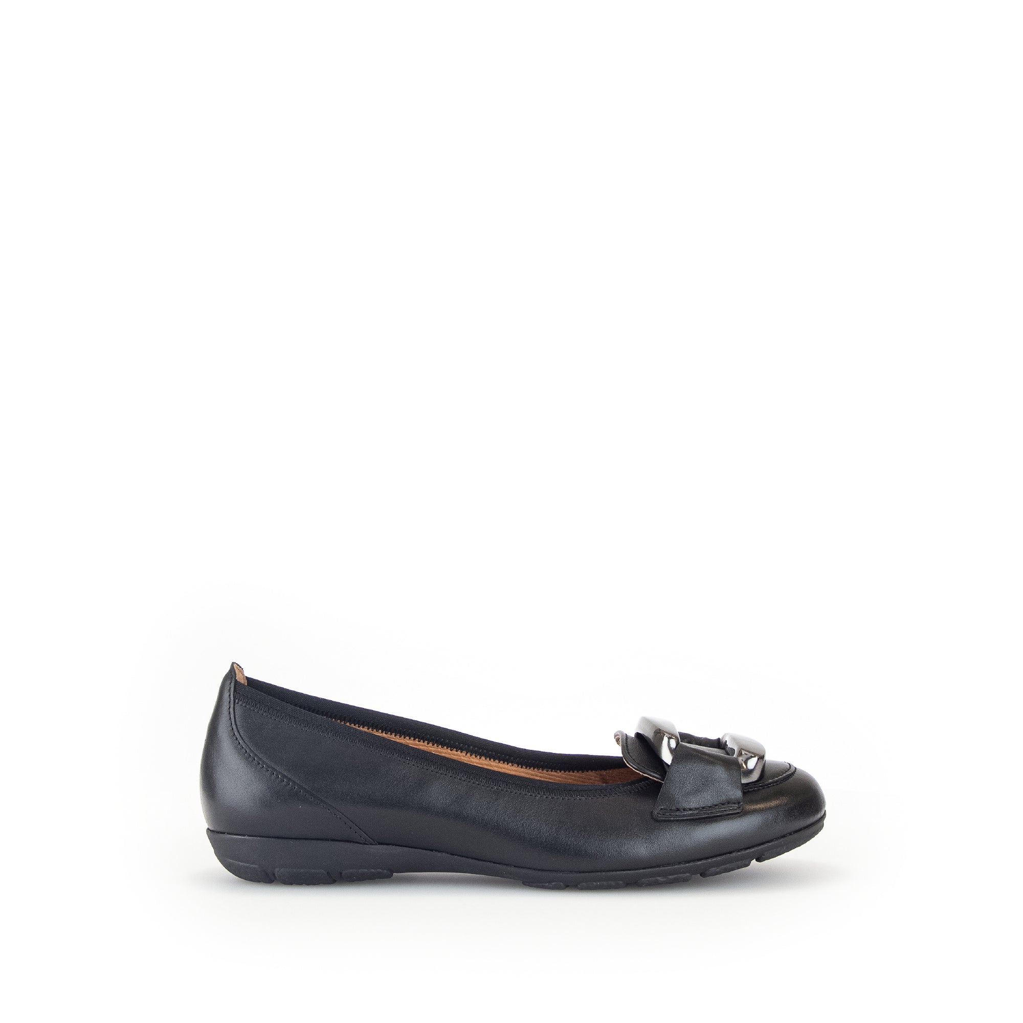 Ballerines en cuir à talon décroché, GABOR