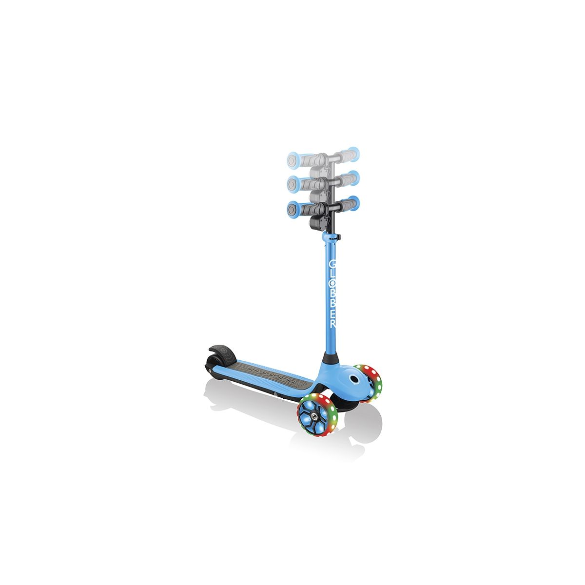 Trottinette électrique 3 roues e-motion 4 plus bleu ciel Globber