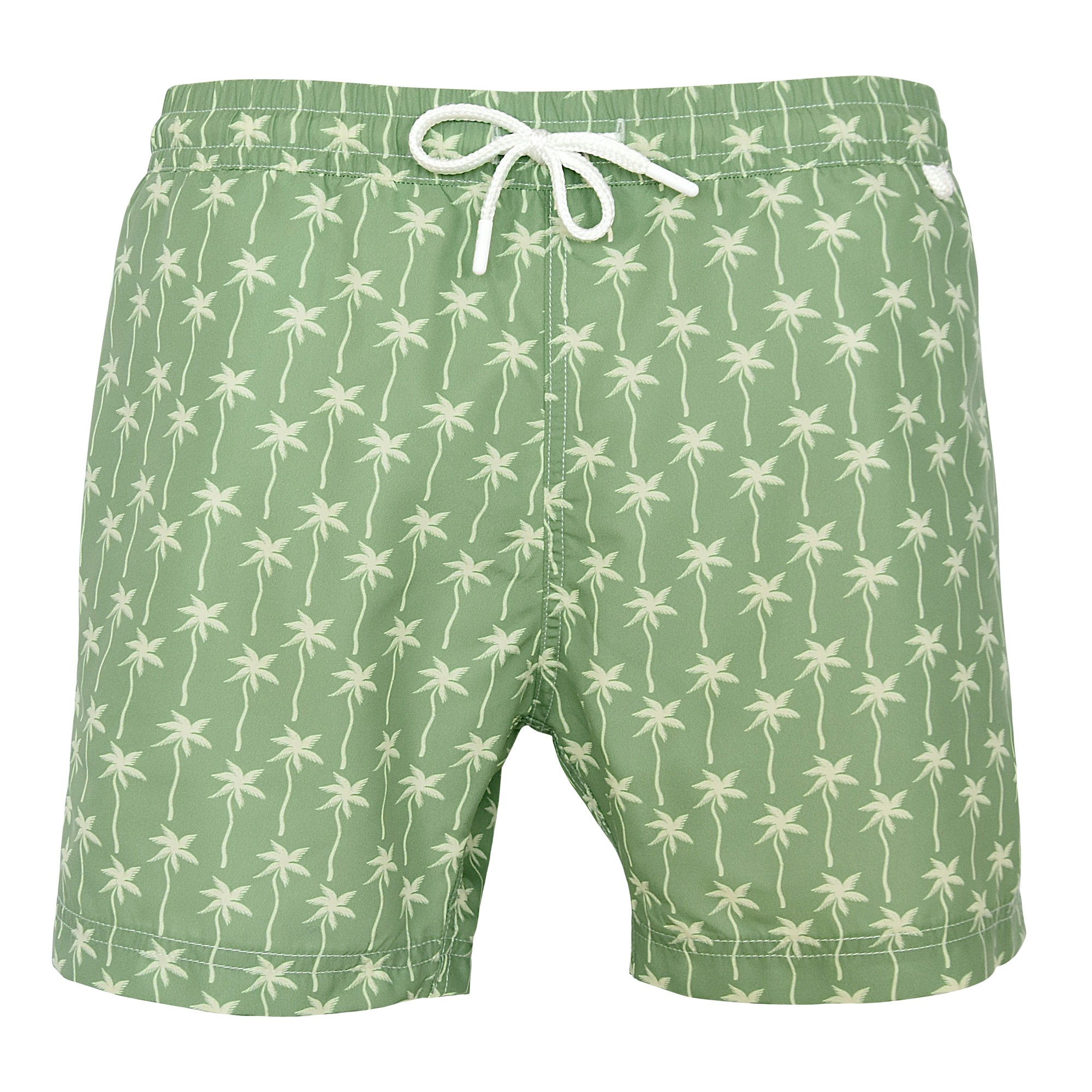 Short de bain Montauk 2677 white palms, LES LOULOUS DE LA PLAGE