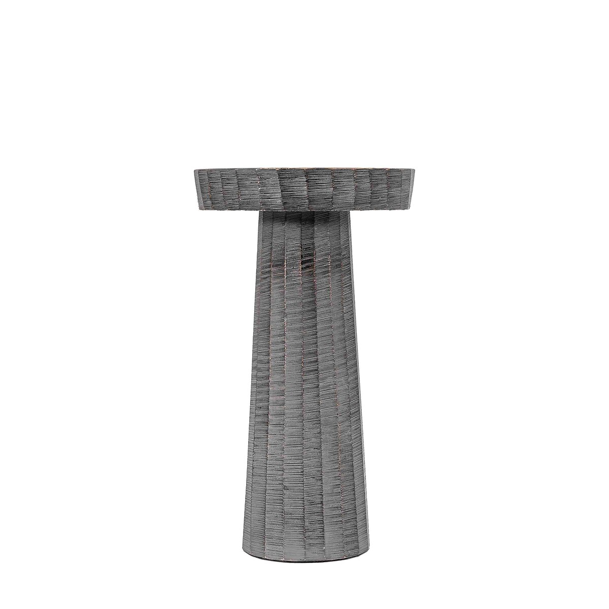 Small Pillar Candlestick in Antique Grey, ÉDITÉ