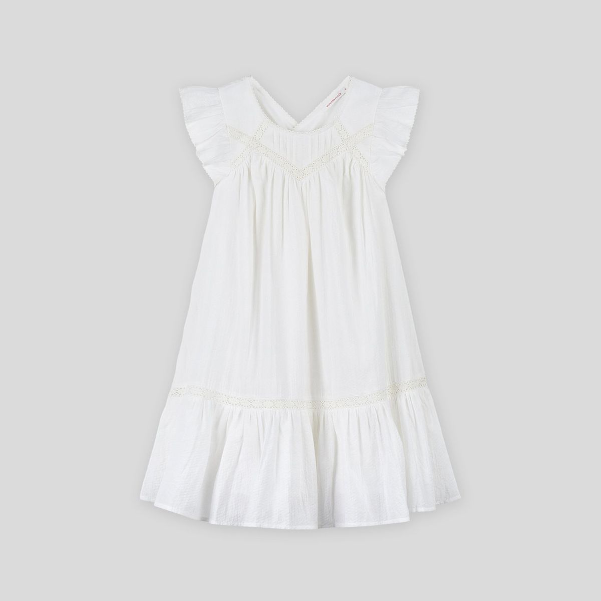 Robe Blanche Dentelle Enfant La Redoute