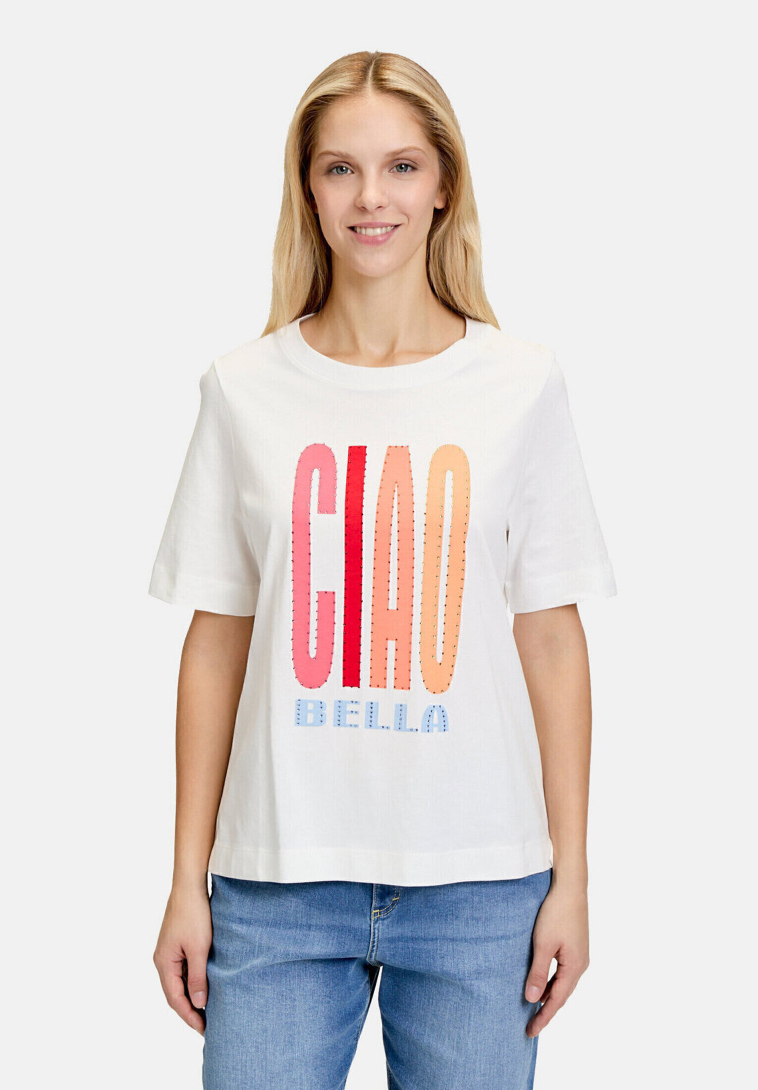 Haut imprimé à encolure ronde, CARTOON