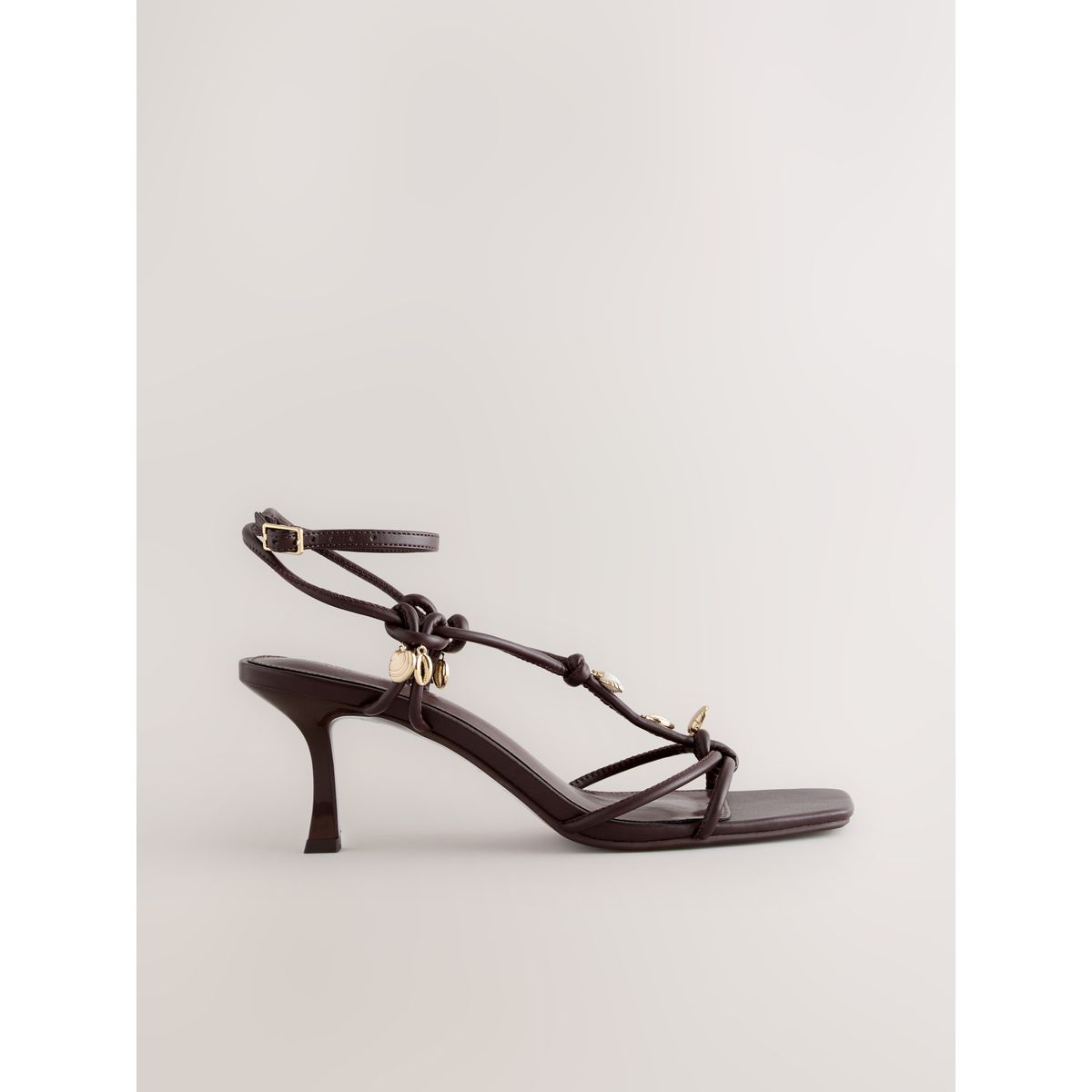 Chaussures à talons, bout carré et brides, NEXT