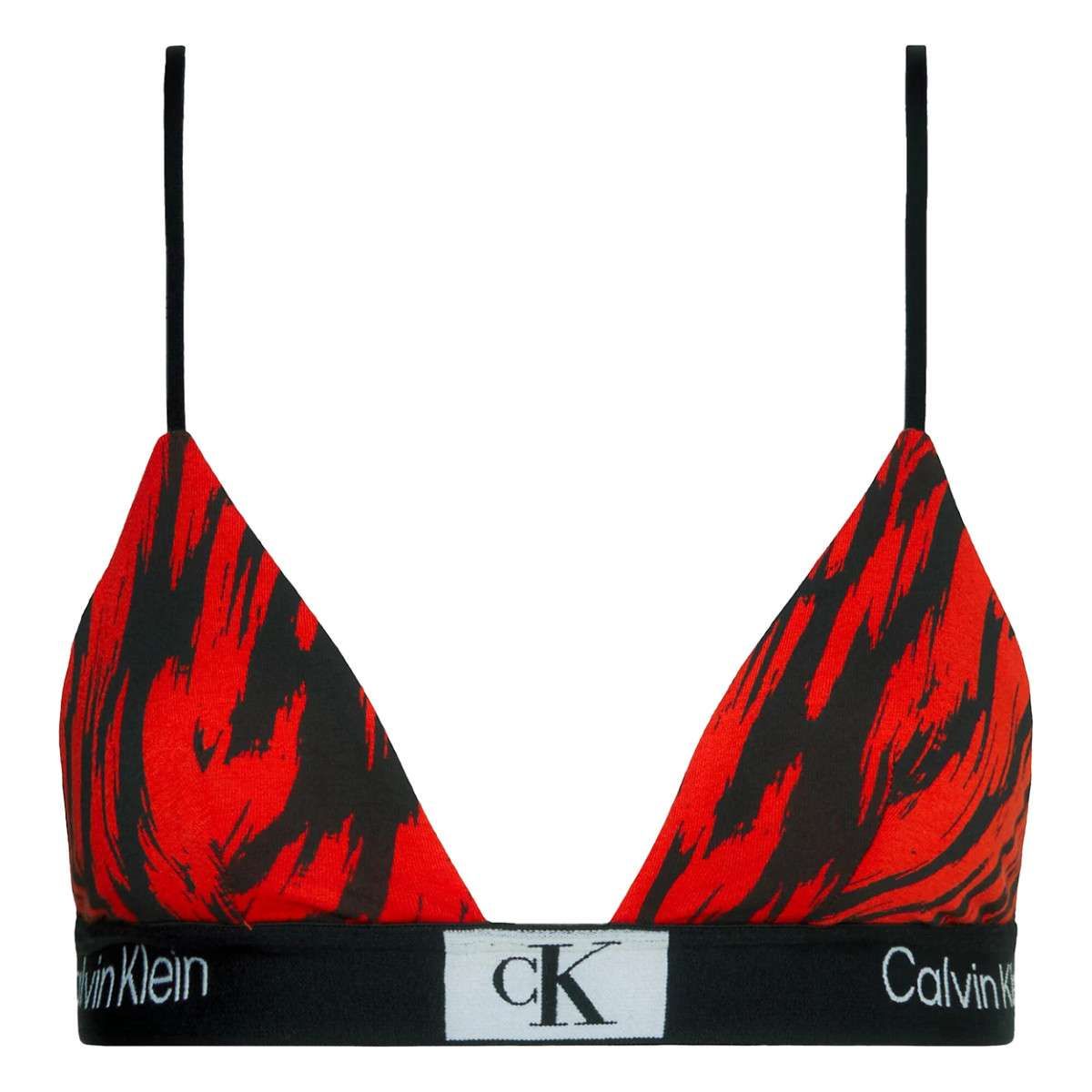 Maillot de bain online calvin klein femme rouge