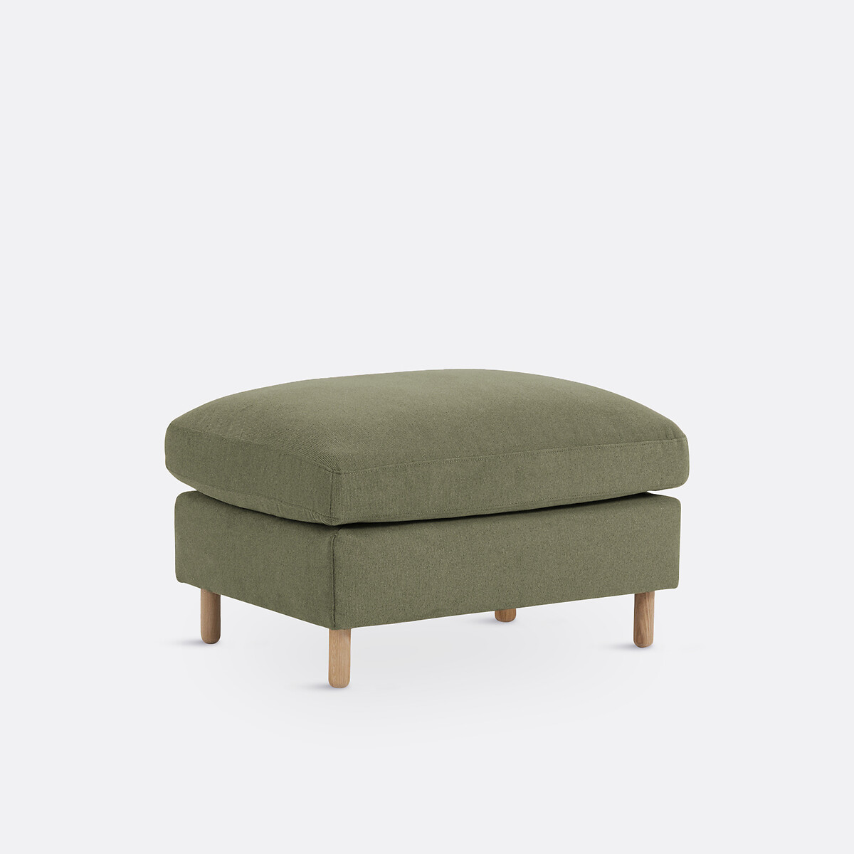 Pouf polyester chiné, Loméo