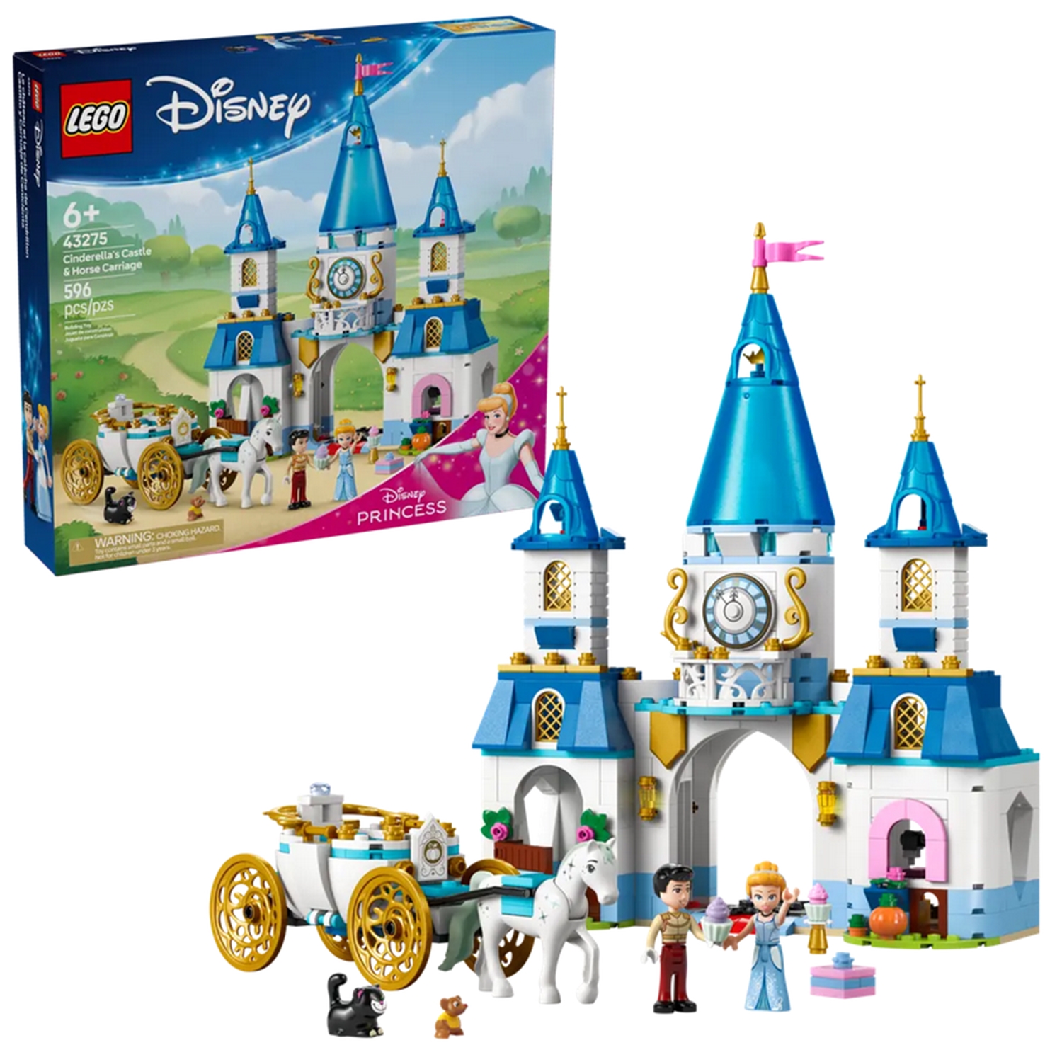 Le château de Cendrillon et la calèche, LEGO
