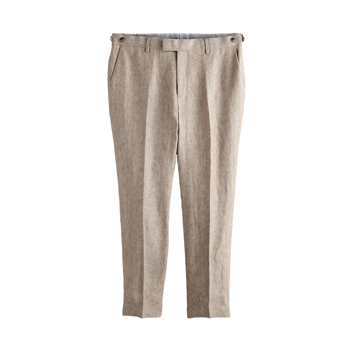 Pantalon de costume en lin italien signature, NEXT