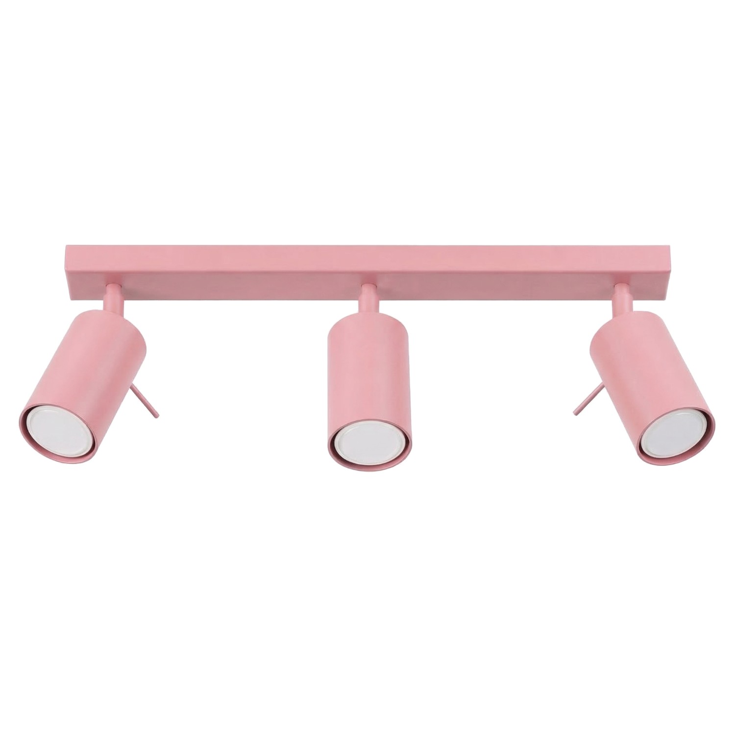 Plafonnier Acier Rose GU10 3 RING, EDEN