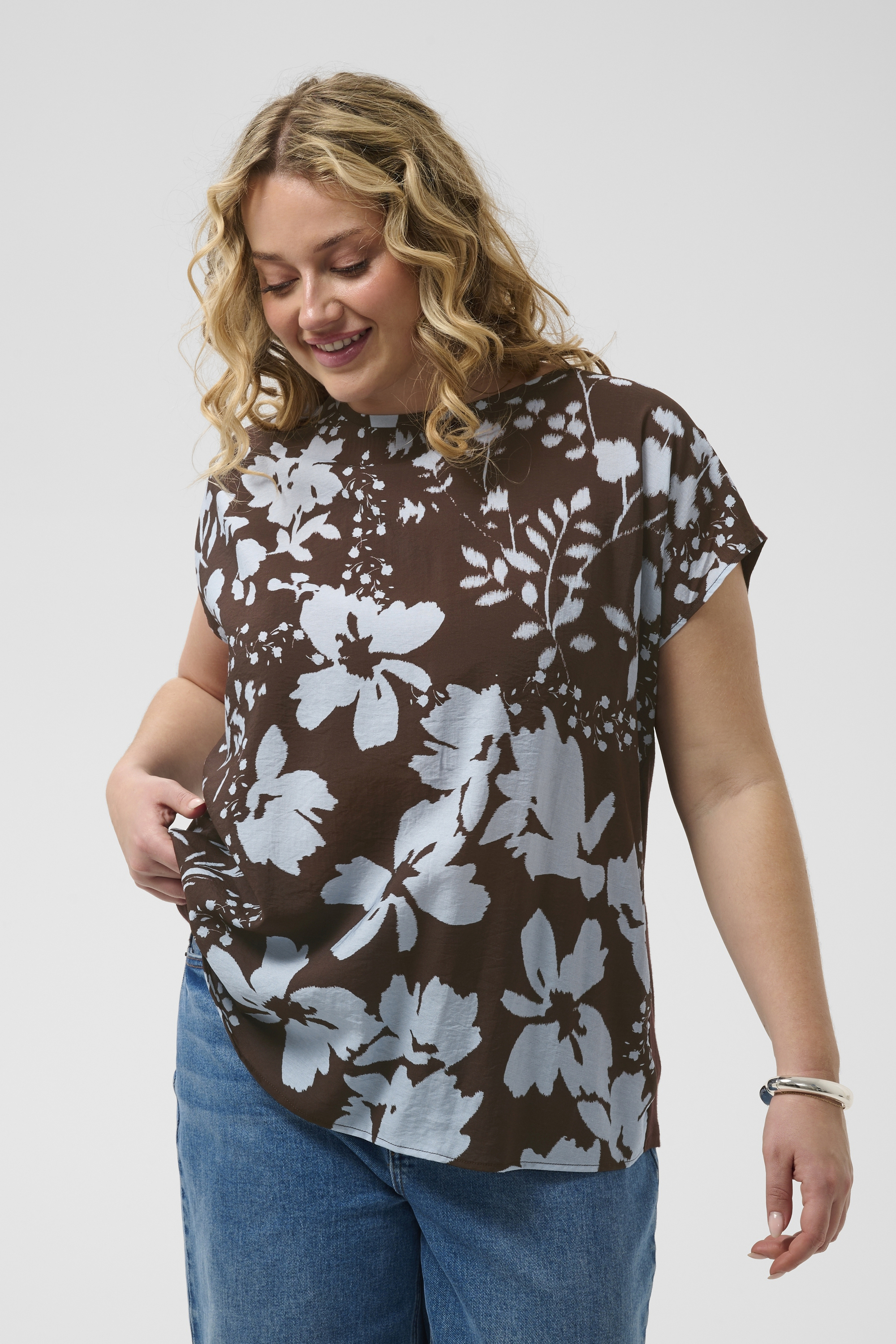Blouse à manches longues, KAFFE CURVE