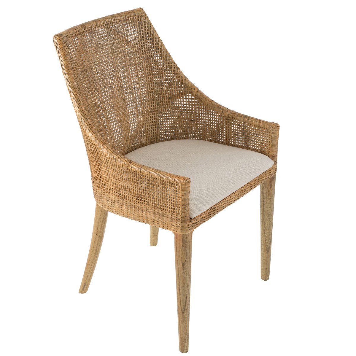 Chaise en rotin H 88cm - JULIE, SIGNATURE
