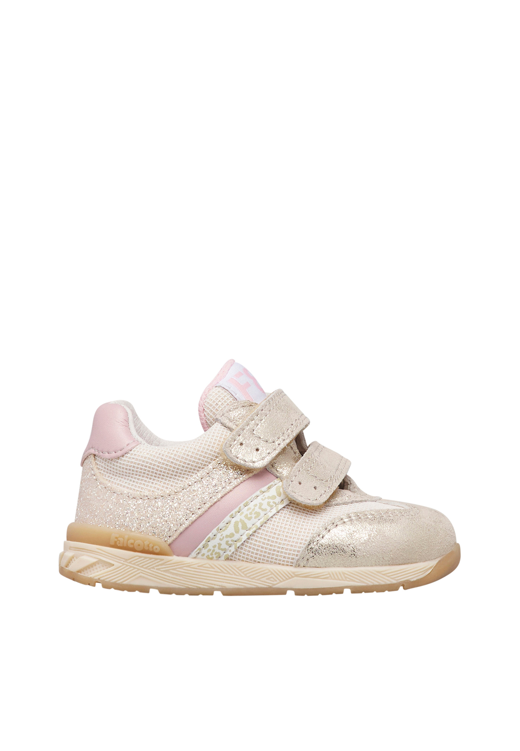 Sneakers en cuir et tissu DARM VL., FALCOTTO