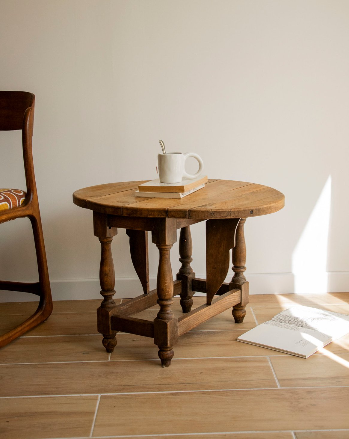 Table basse à rabats Léonie N°1147 - Bon état, DEBONGOUT