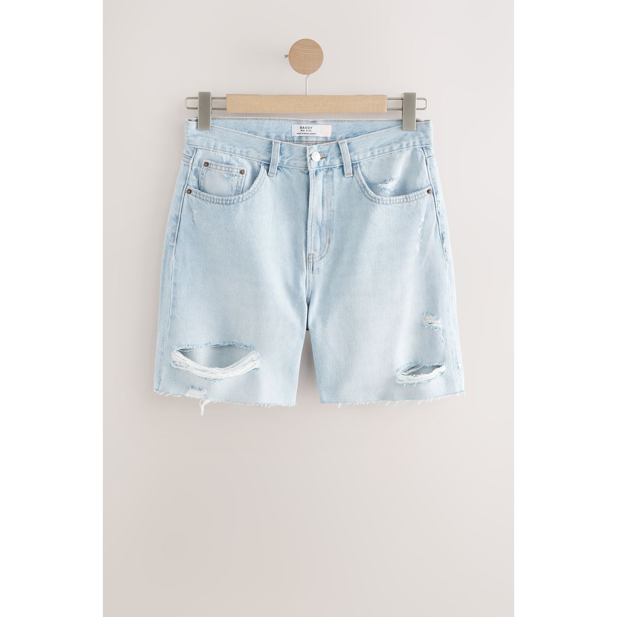Short en jean souple 100 % coton, NEXT