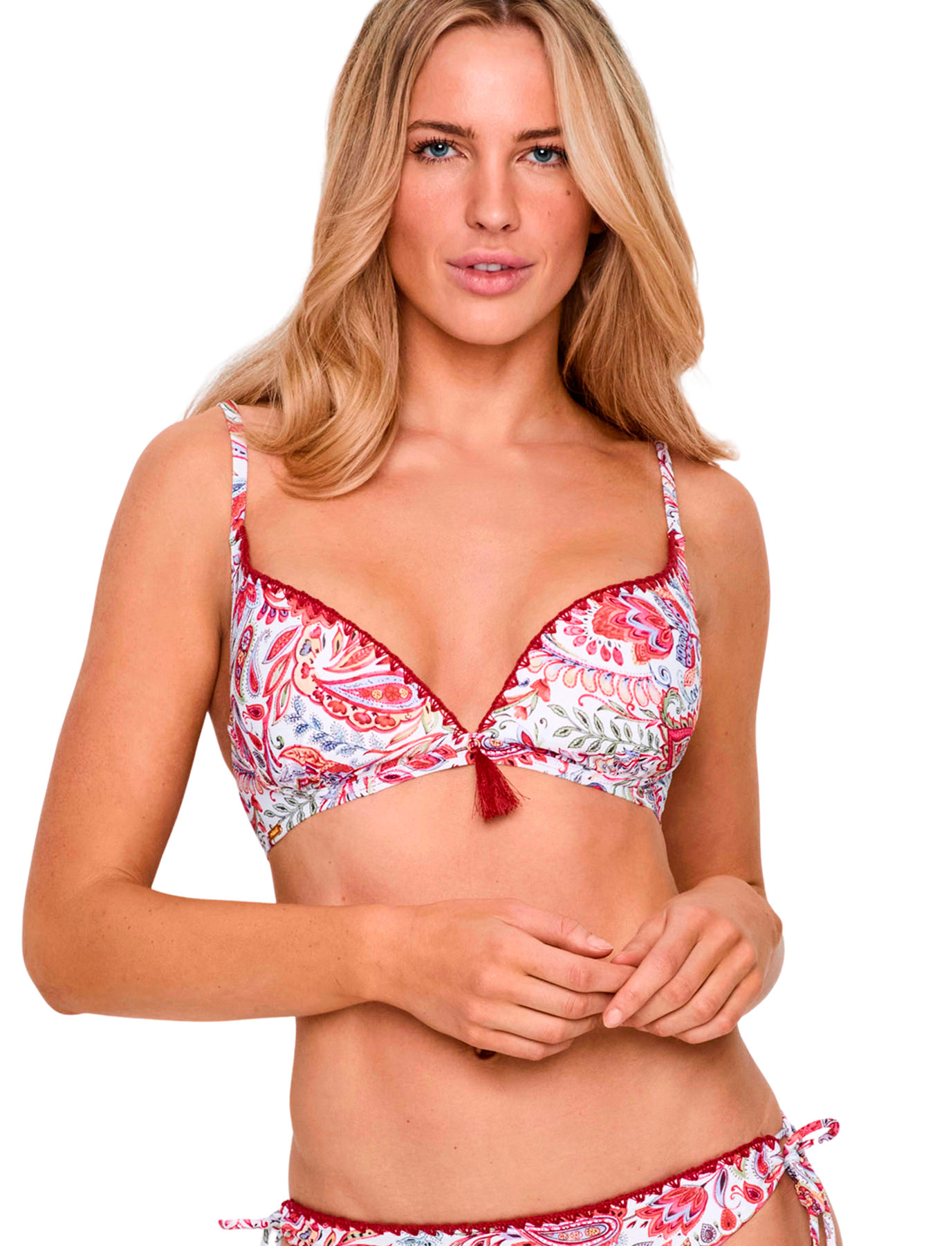 Haut maillot de bain décolleté préformé sans armatures MIRAGE, SELMARK MARE