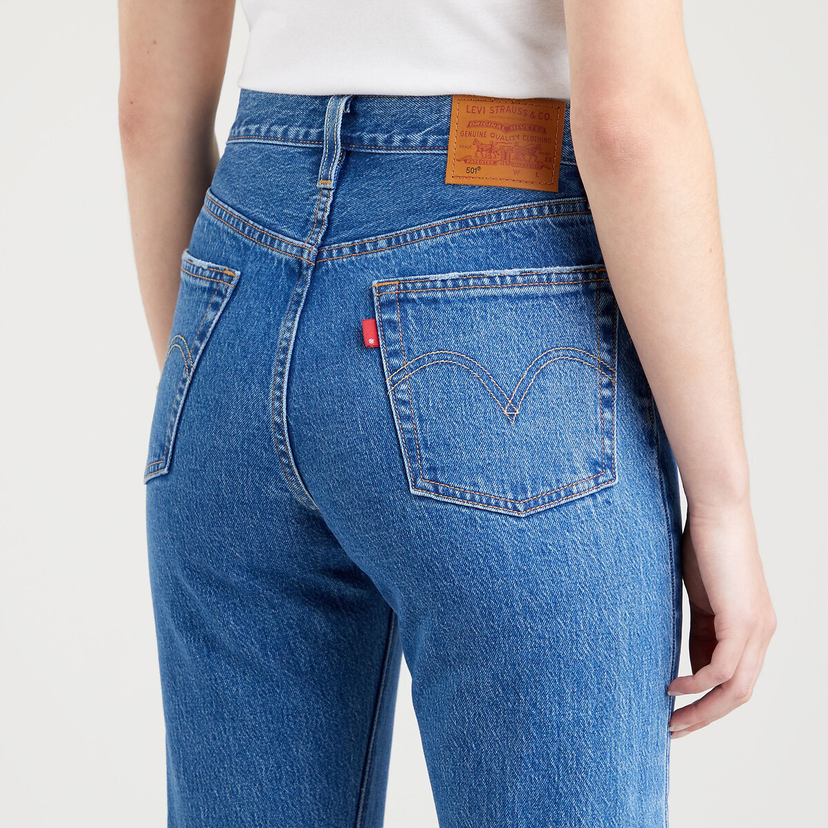 501® cropped jeans with high waist Levi's | La Redoute