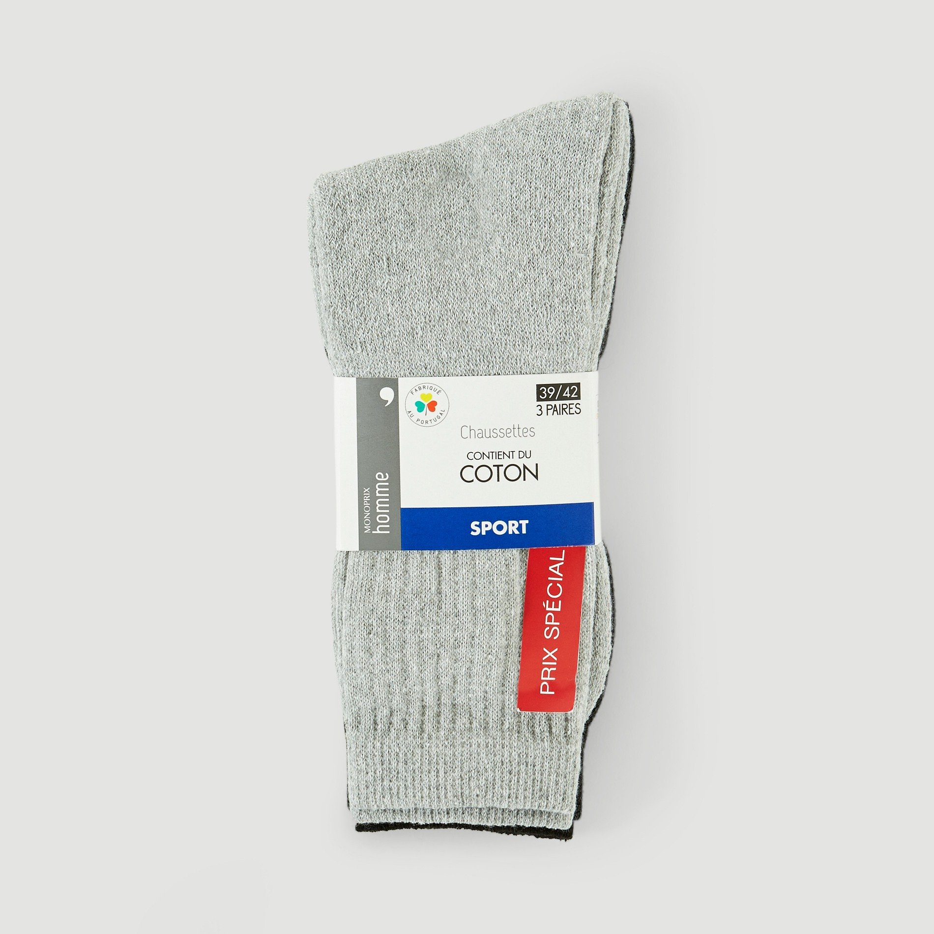 Lot de 3 paires de chaussettes de sport - Monoprix Fit, MONOPRIX