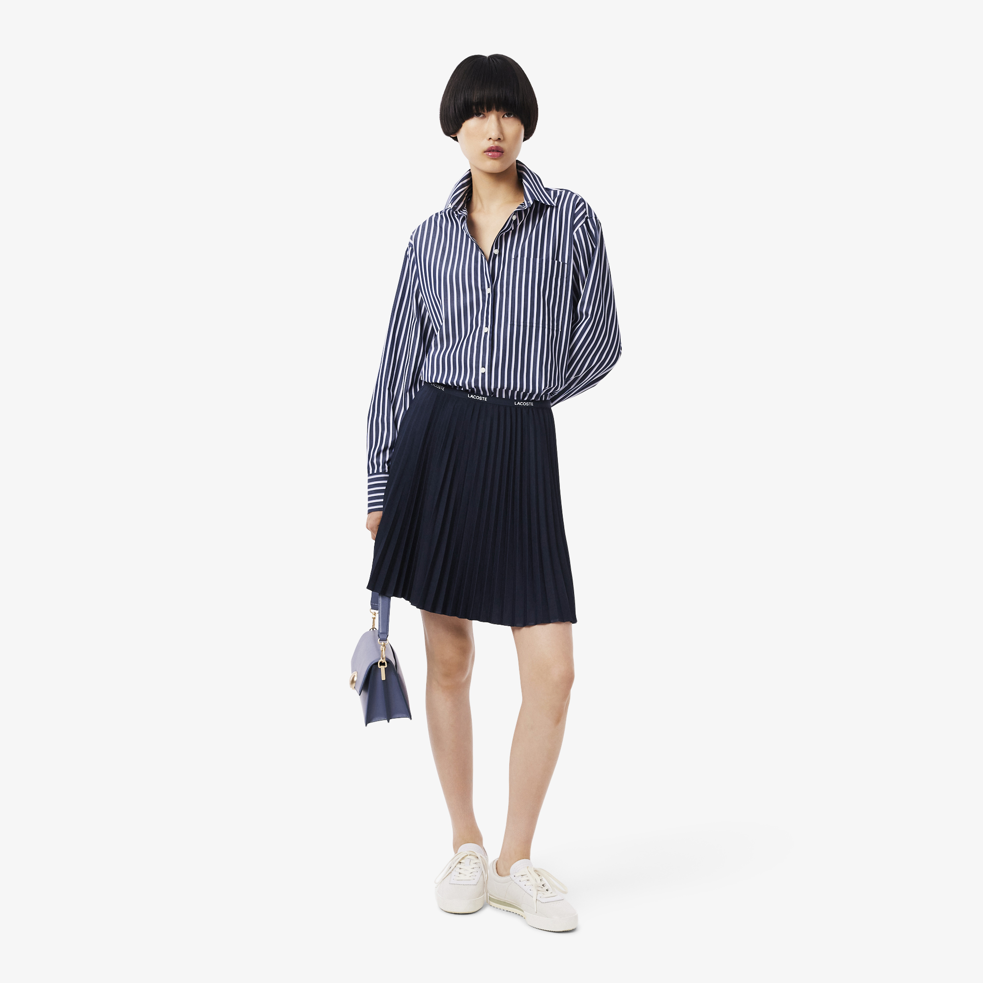 Jupe courte plissée, LACOSTE