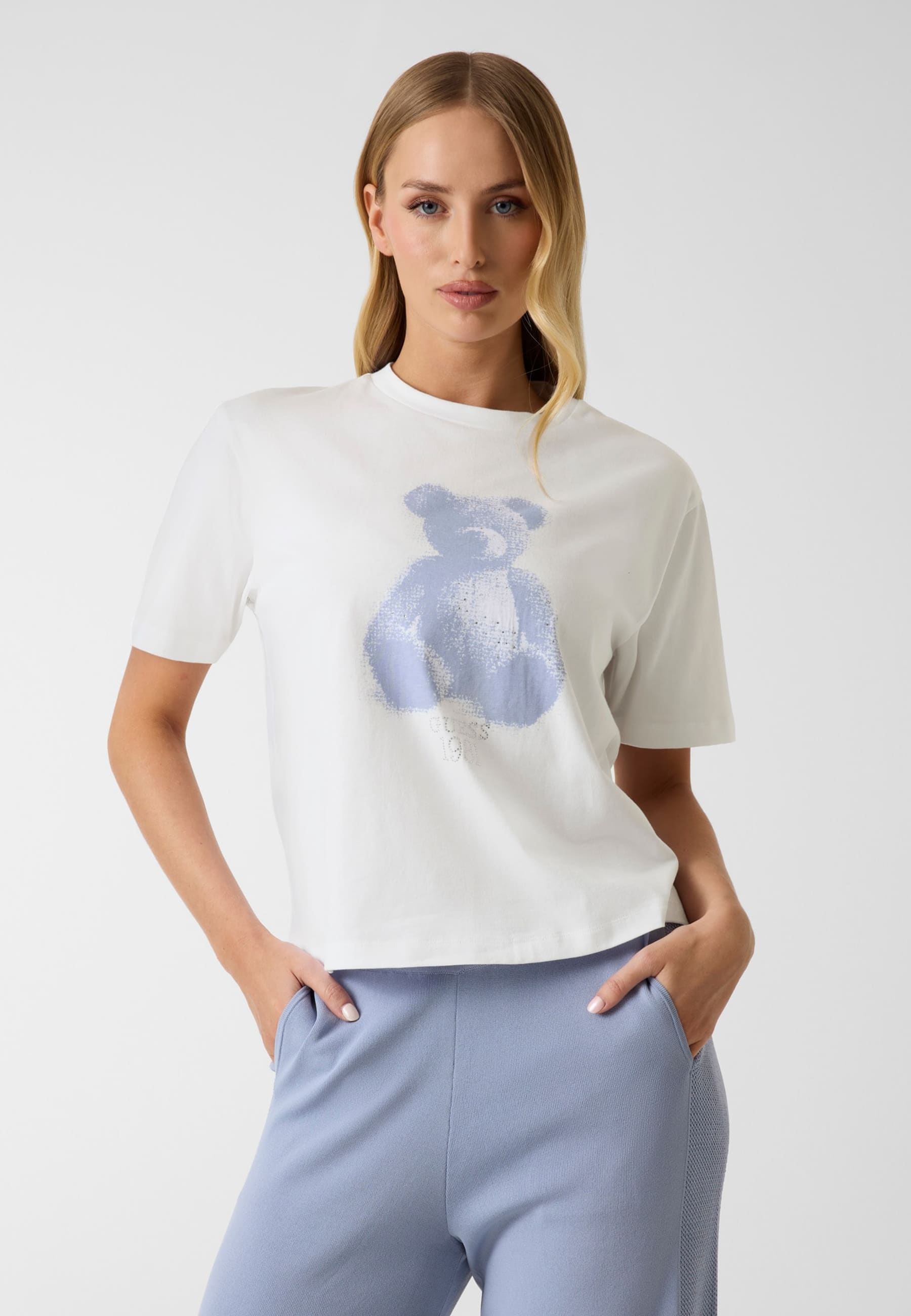 T-Shirt Avec Strass, GUESS